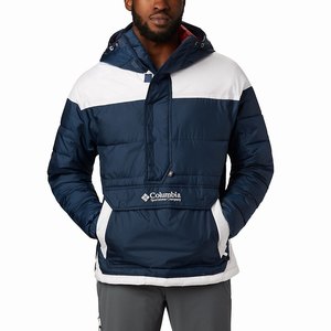 Columbia Lodge™ Pullover Insulated Jacka Herr Marinblå/Vita (ECVUG4623)